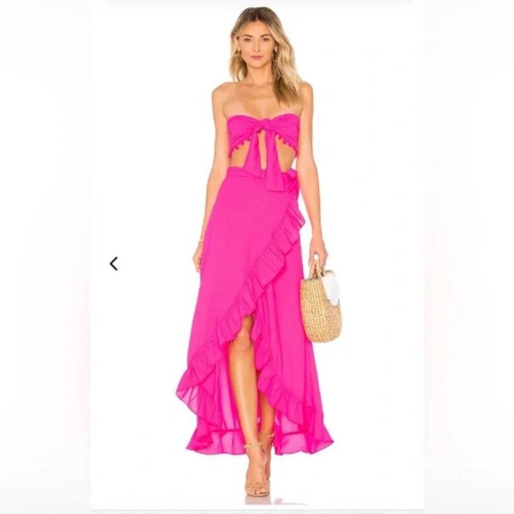 Lovers & Friends Beach Skirt Pink Size M